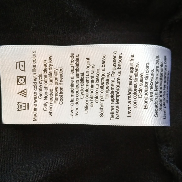 Danskin Size L Juniors Jet Black Cardigan - Picture 8 of 9